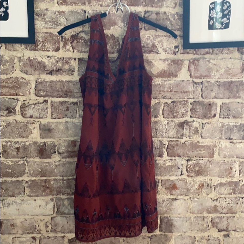 Free People mini shift dress